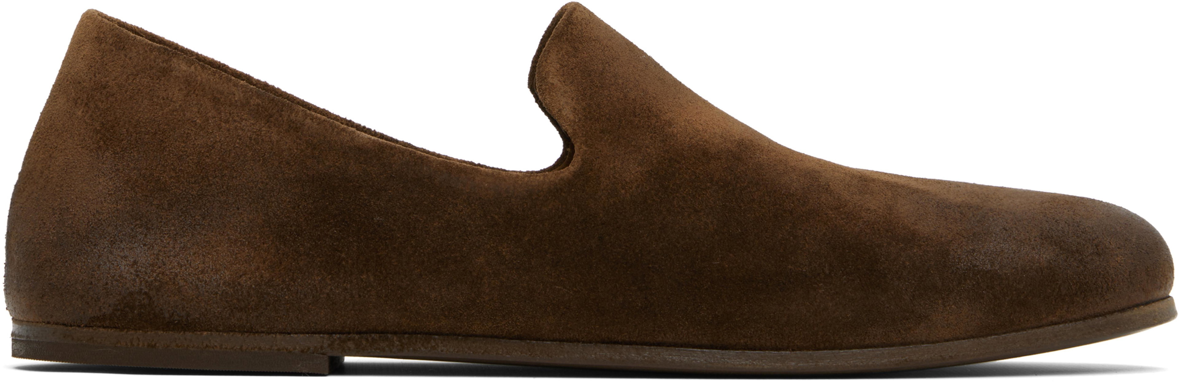 Brown Steccoblocco Loafers by MARSELL