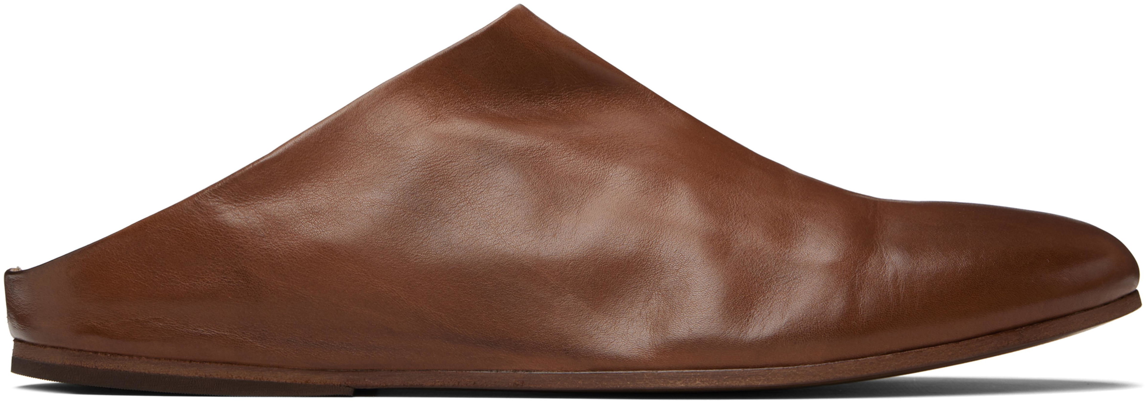 Brown Steccoblocco Slip-on Loafers by MARSELL