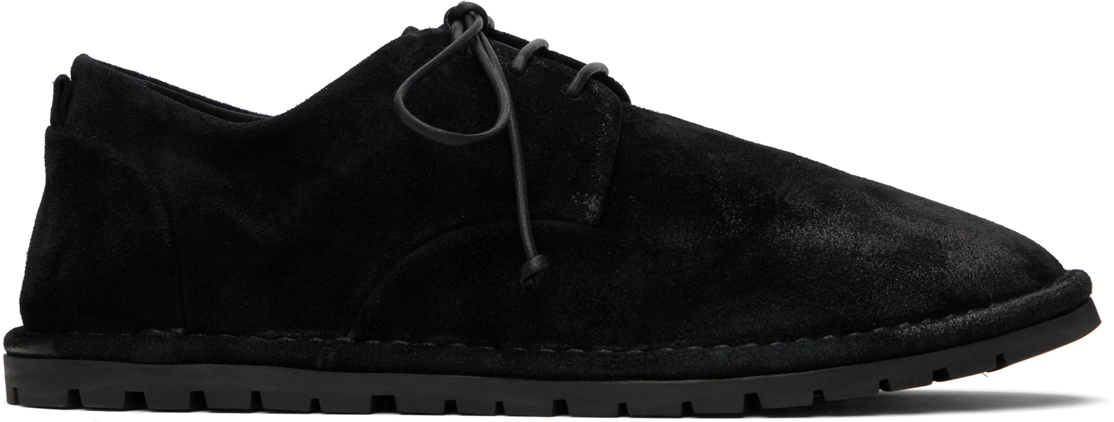 Black Sancrispa Leather Derbys by MARSELL GOMME