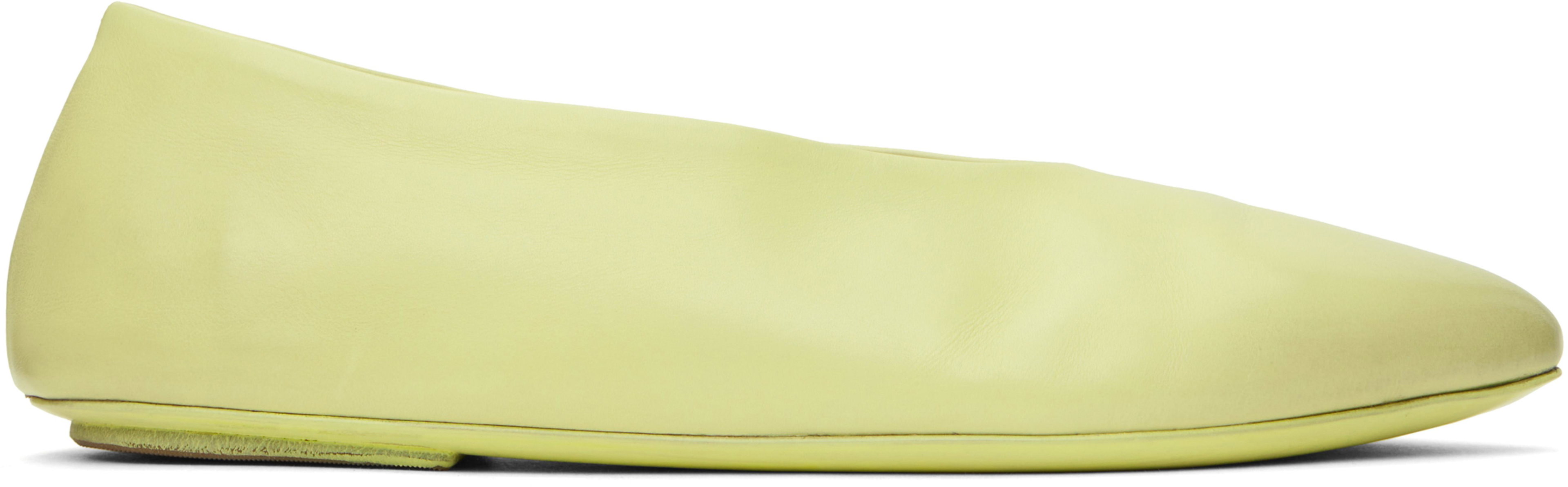 Green Sfoglia Ballerina Flats by MARSELL