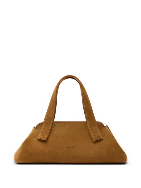 Linea Basalt suede shoulder bag by MARSELL