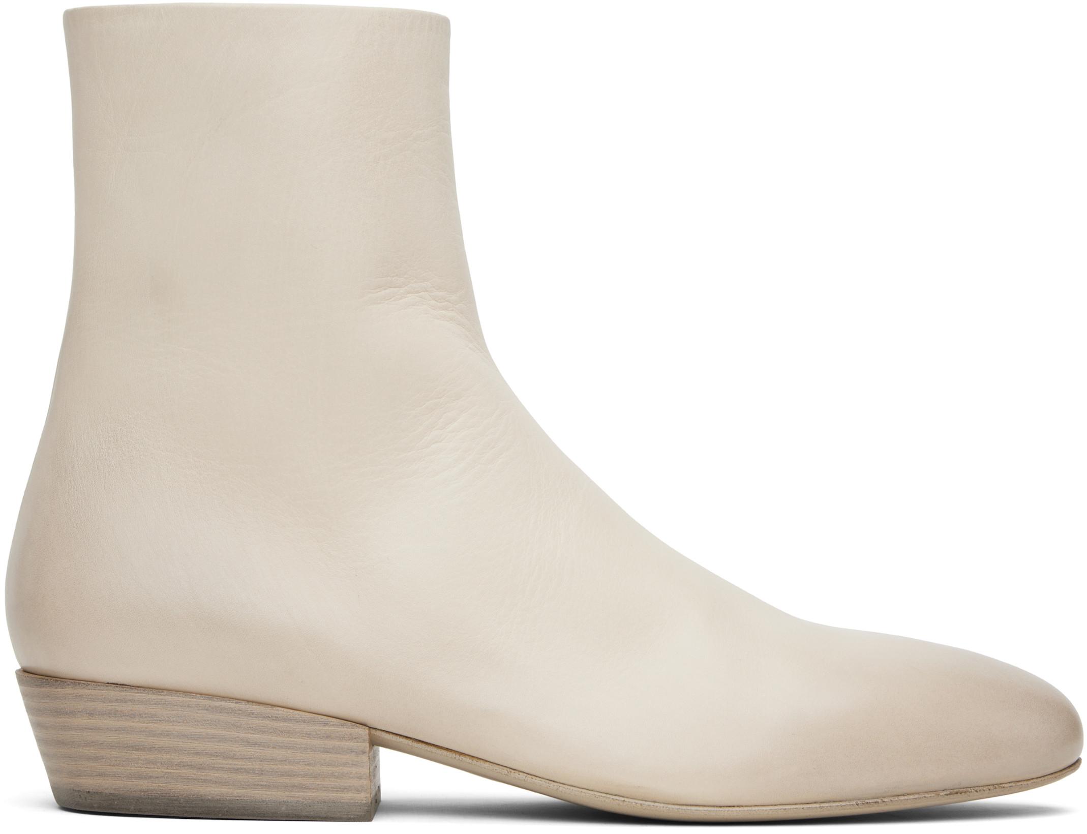 Off-White Granblocco Ankle Boots by MARSELL