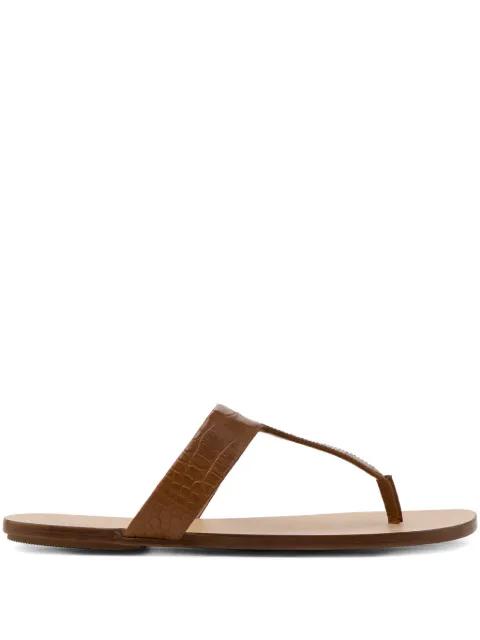 Sottile croc-effect T-bar sandals by MARSELL