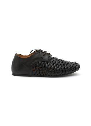 Steccoblocco Woven Leather Derby Shoes by MARSELL