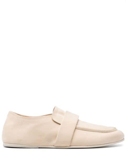 Steccoblocco nubuck leather loafers by MARSELL