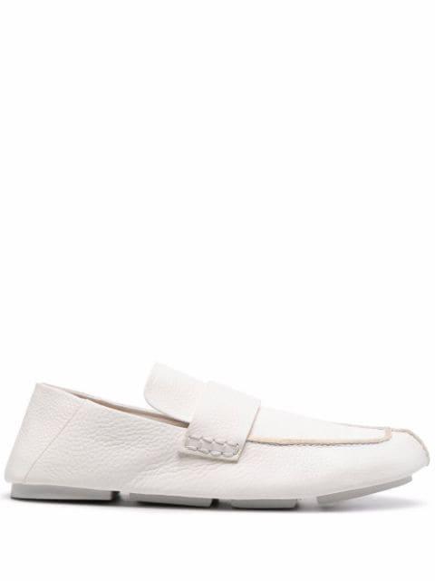 Toddone pebbled-leather loafers by MARSELL