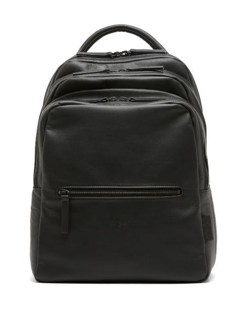 Triparto leather backpack by MARSELL