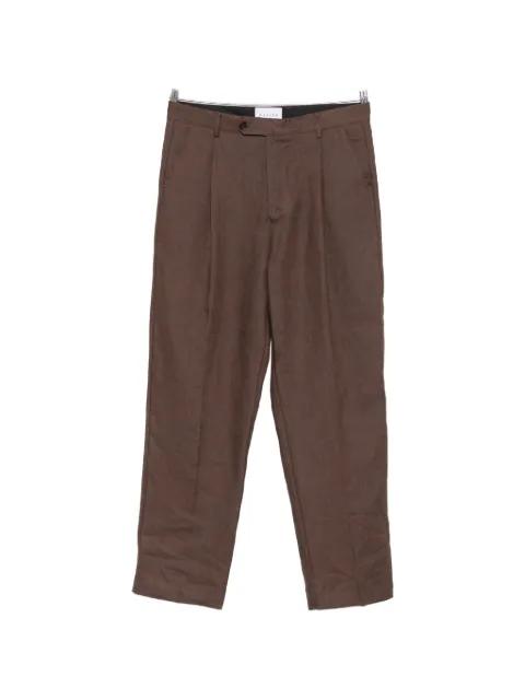 pleated-front tailored trousers by MARSEM