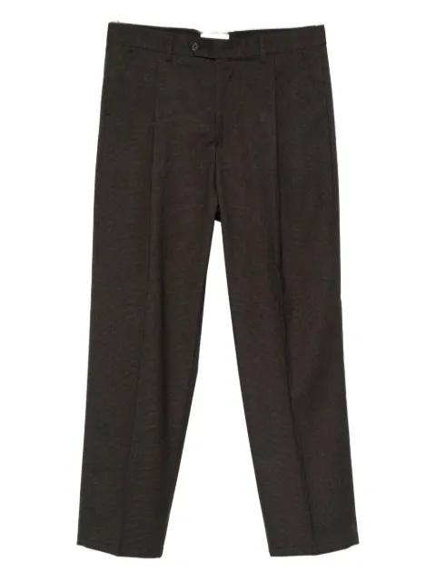 pleated-front tailored trousers by MARSEM