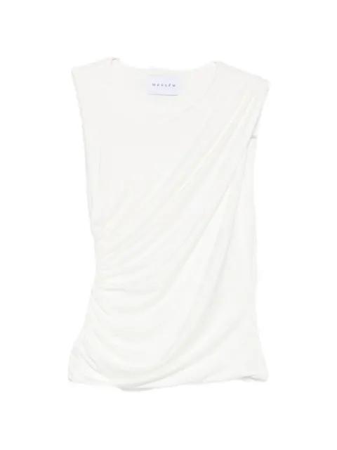 ruched draped top by MARSEM