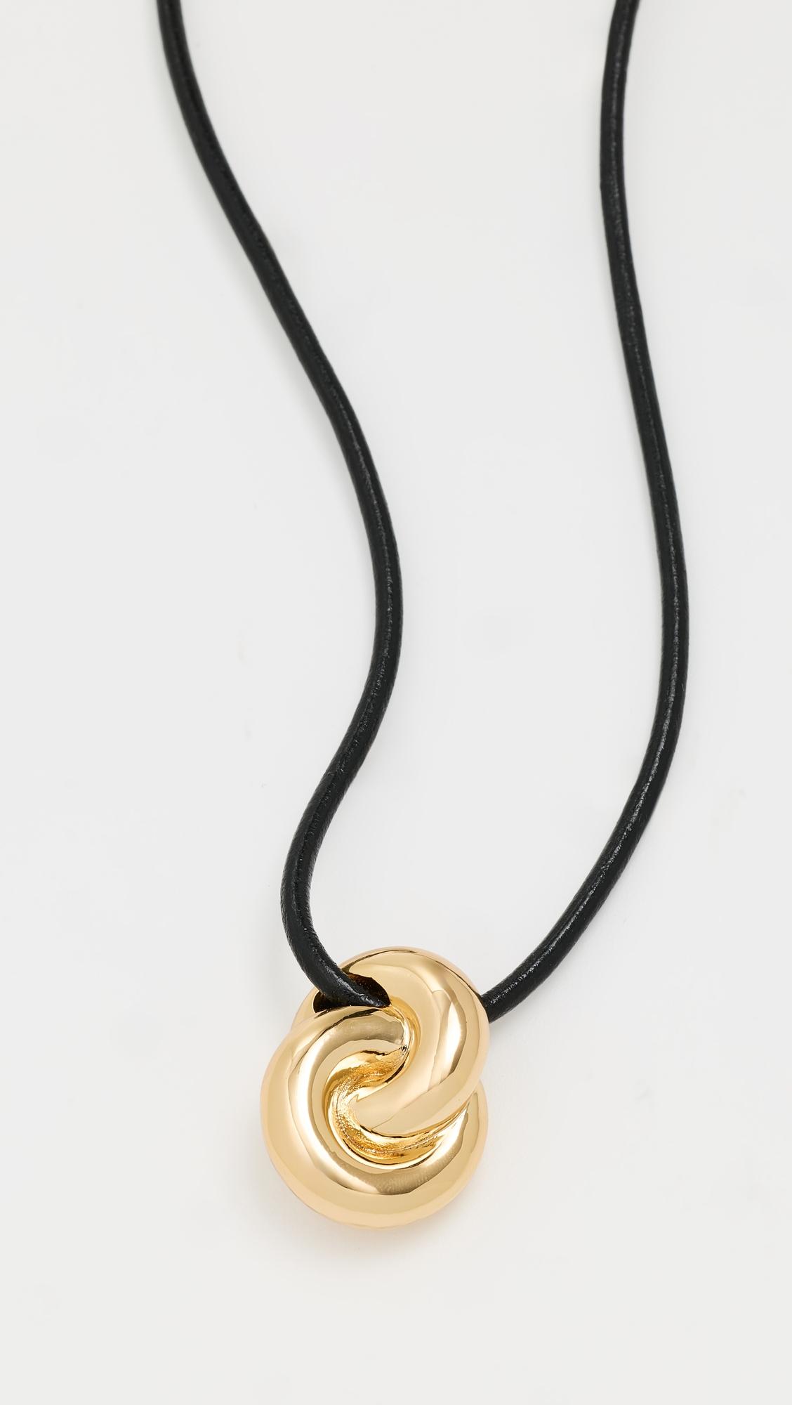 Knot Cord Necklace by MARTHA CALVO