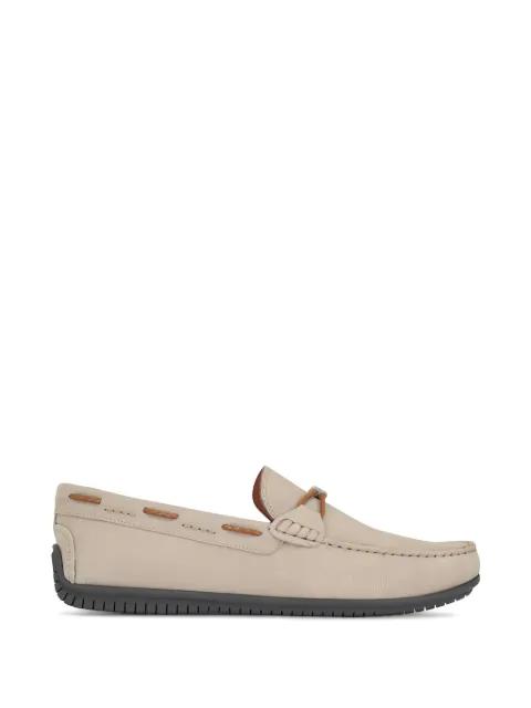 braided suede loafers by MARTIN DINGMAN