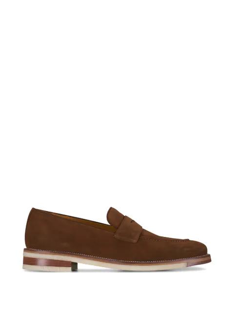 suede penny loafers by MARTIN DINGMAN