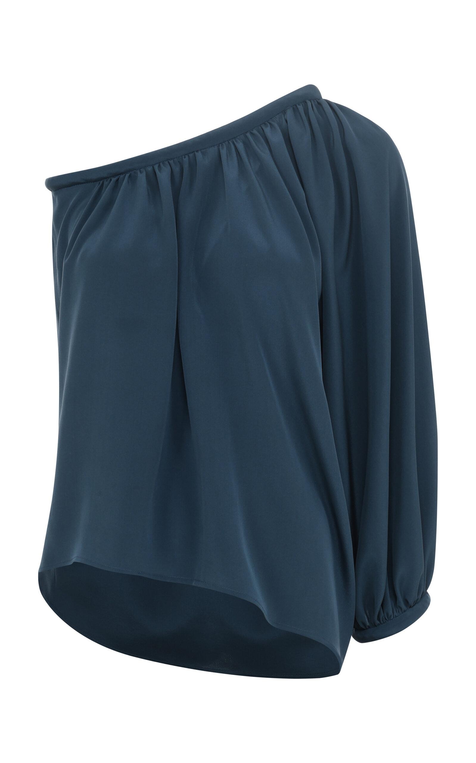Martin Grant Asymmetric Neckline Silk Top - Moda Operandi by MARTIN GRANT