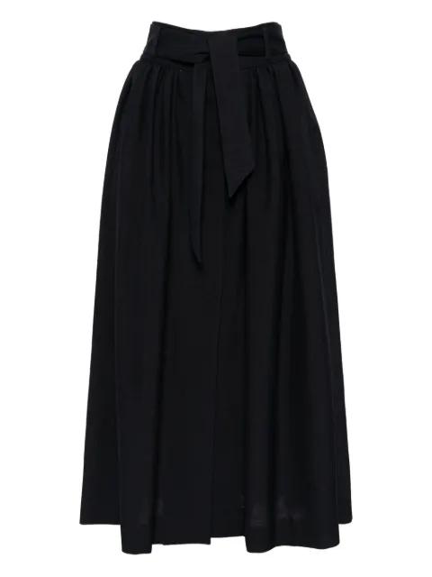 wool slit skirt by MARTIN GRANT