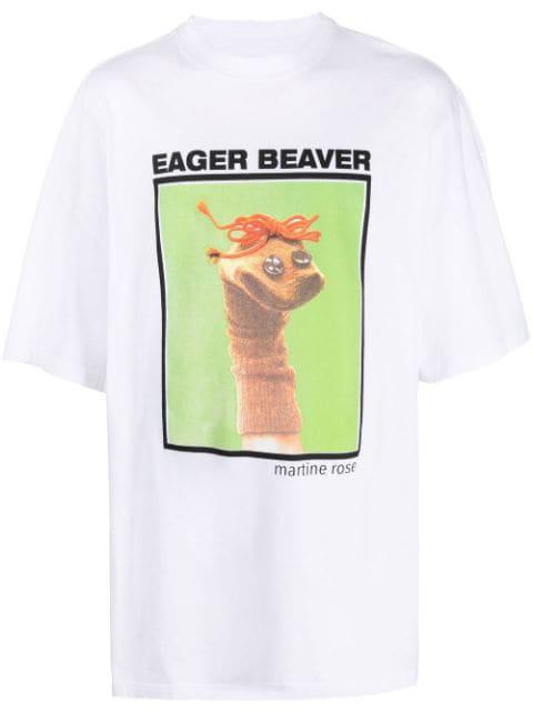 Eager Beaver cotton T-shirt by MARTINE ROSE