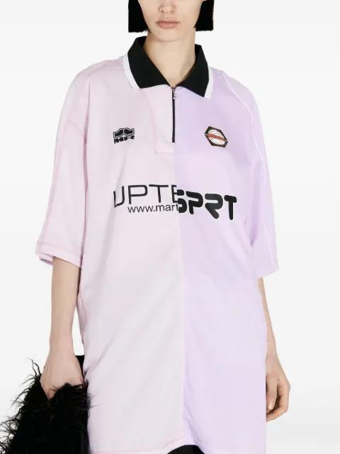 Half And Half football jersey by MARTINE ROSE
