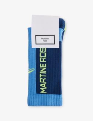 Logo Sports Pack of Two Cotton-Blend Socks by MARTINE ROSE