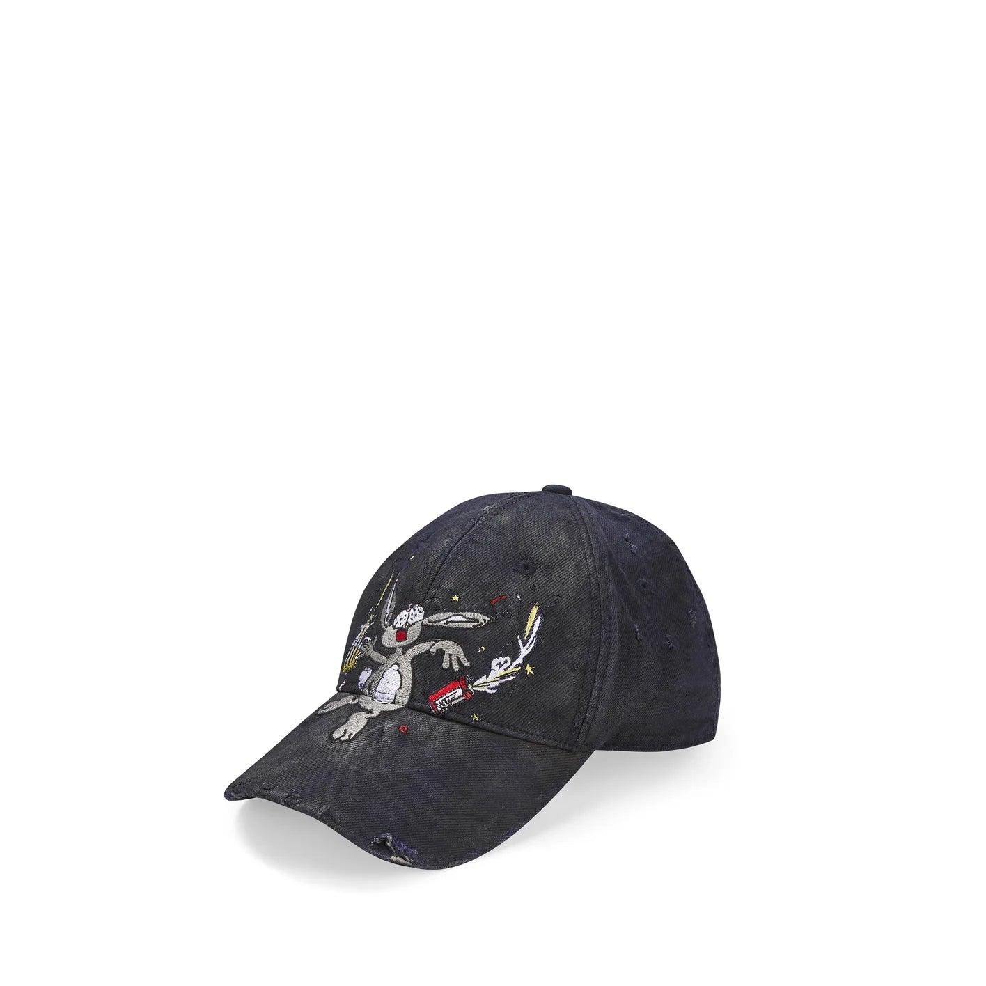 MARTINE ROSE - Bunny Cap - (Black) by MARTINE ROSE