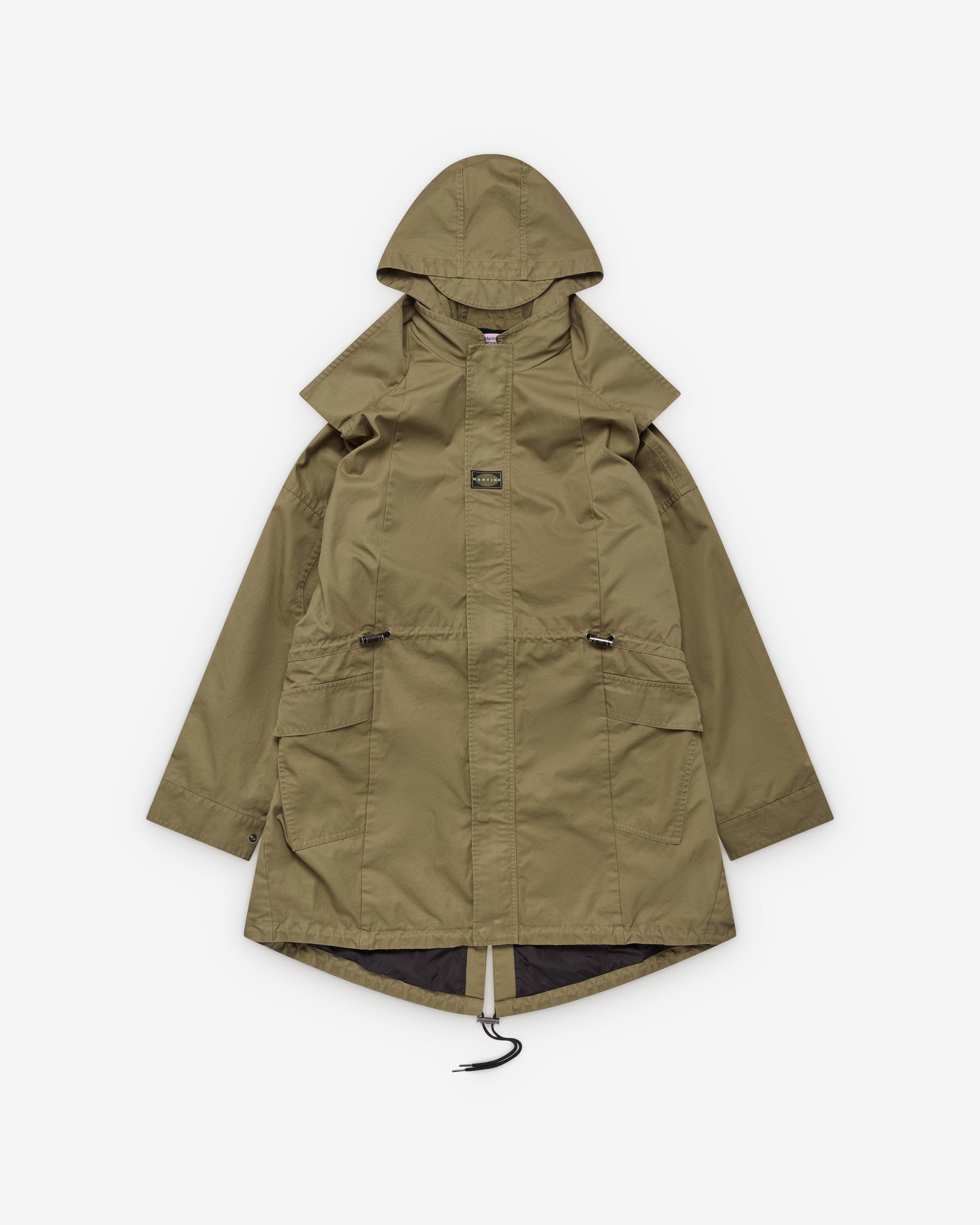 Martine Rose - Men's Half Stretch Trench - (Green Khaki) by MARTINE ROSE