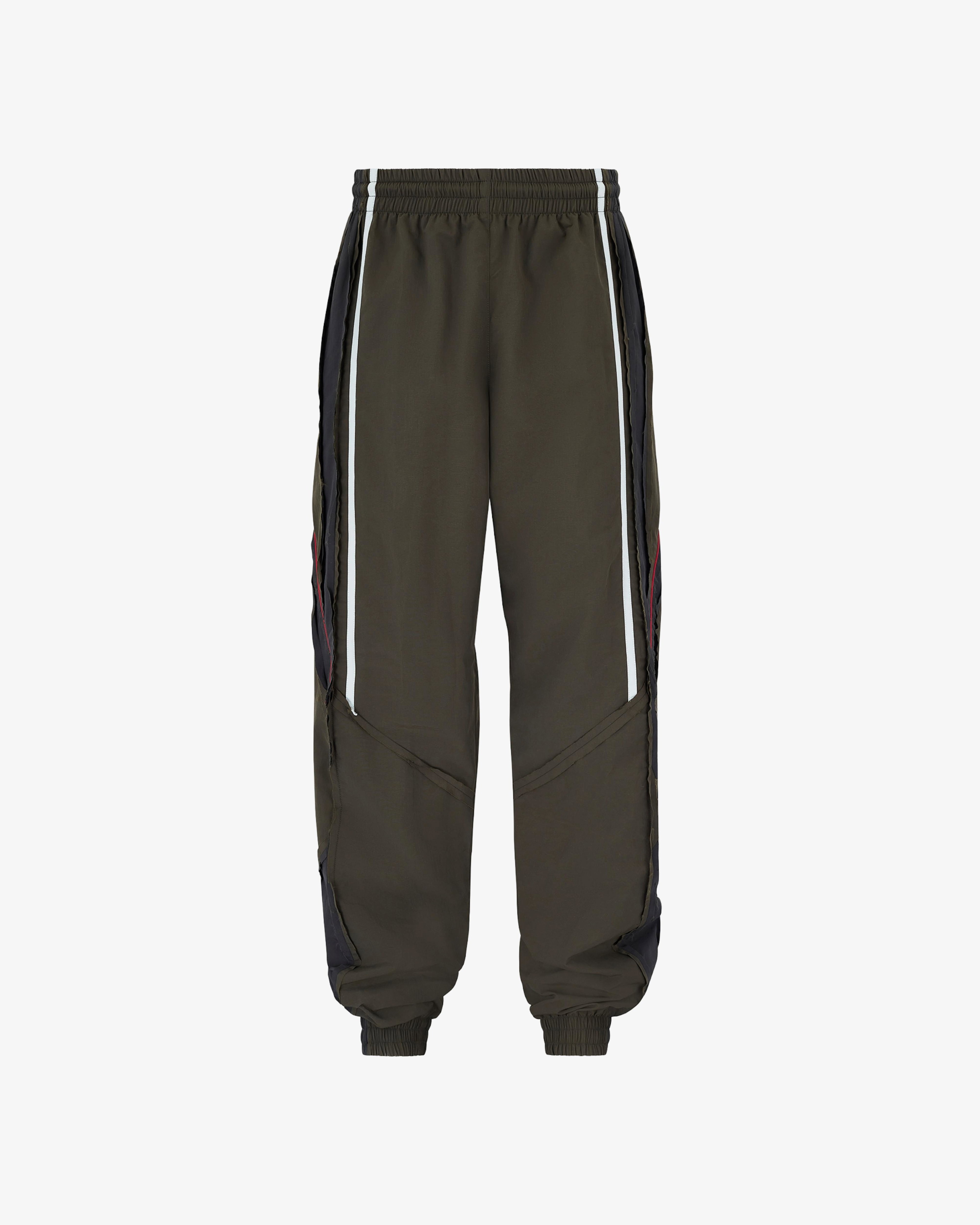 Martine Rose - Men's Layered Track Pant - (Dark Green) by MARTINE ROSE