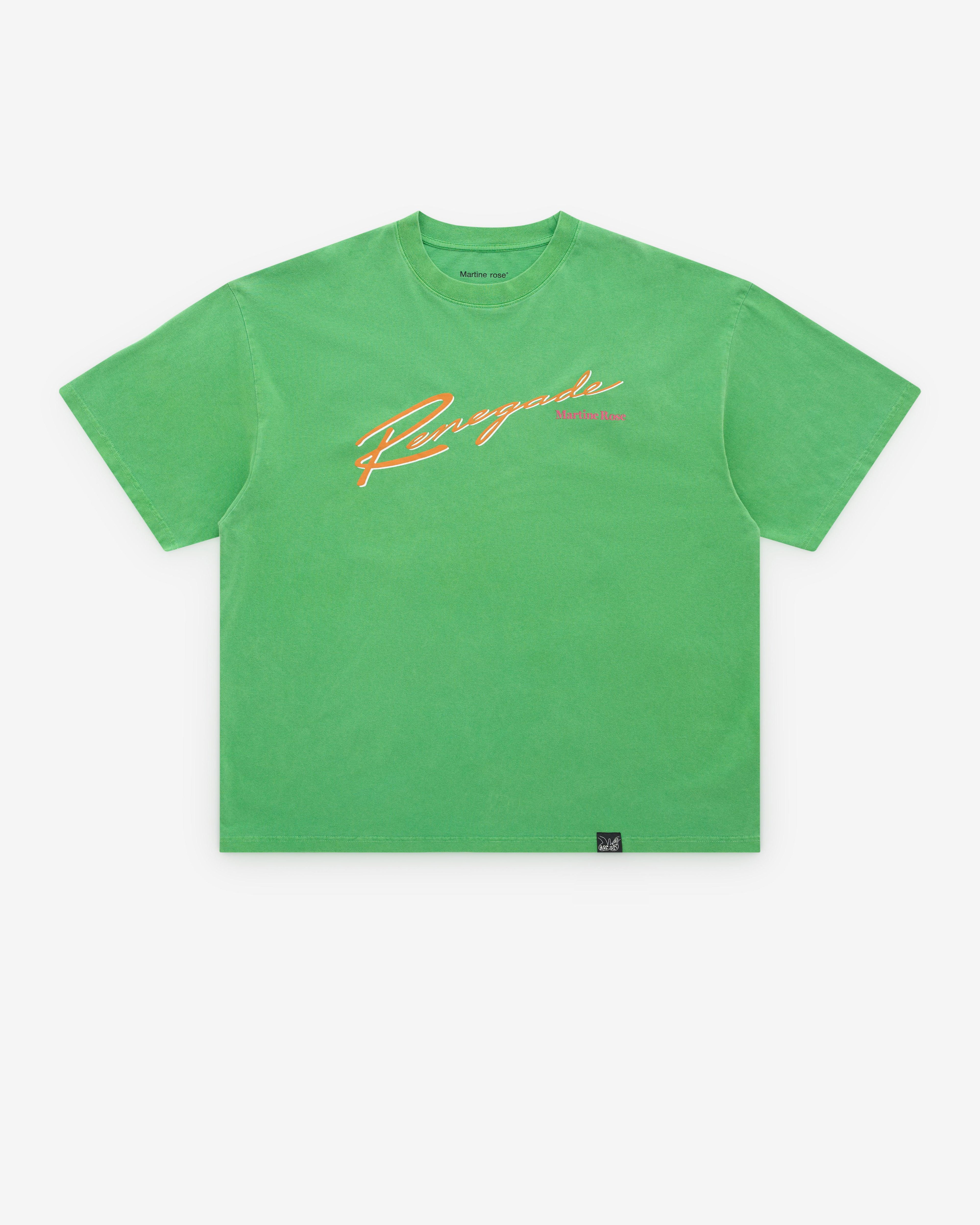 Martine Rose - Men's Oversized S/S T-Shirt - (Green) by MARTINE ROSE