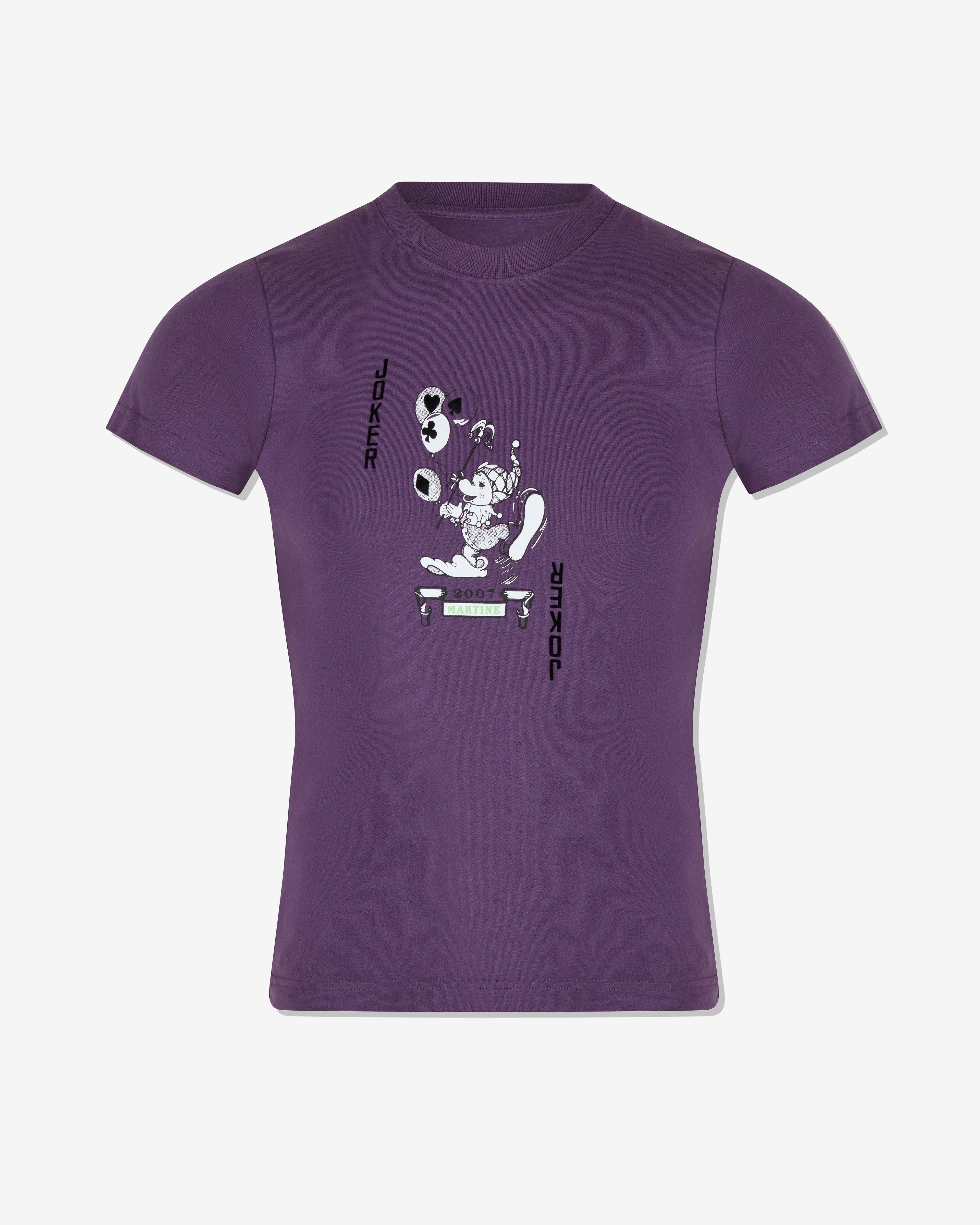 Martine Rose - Men's Shrunken T-Shirt - (Purple) by MARTINE ROSE