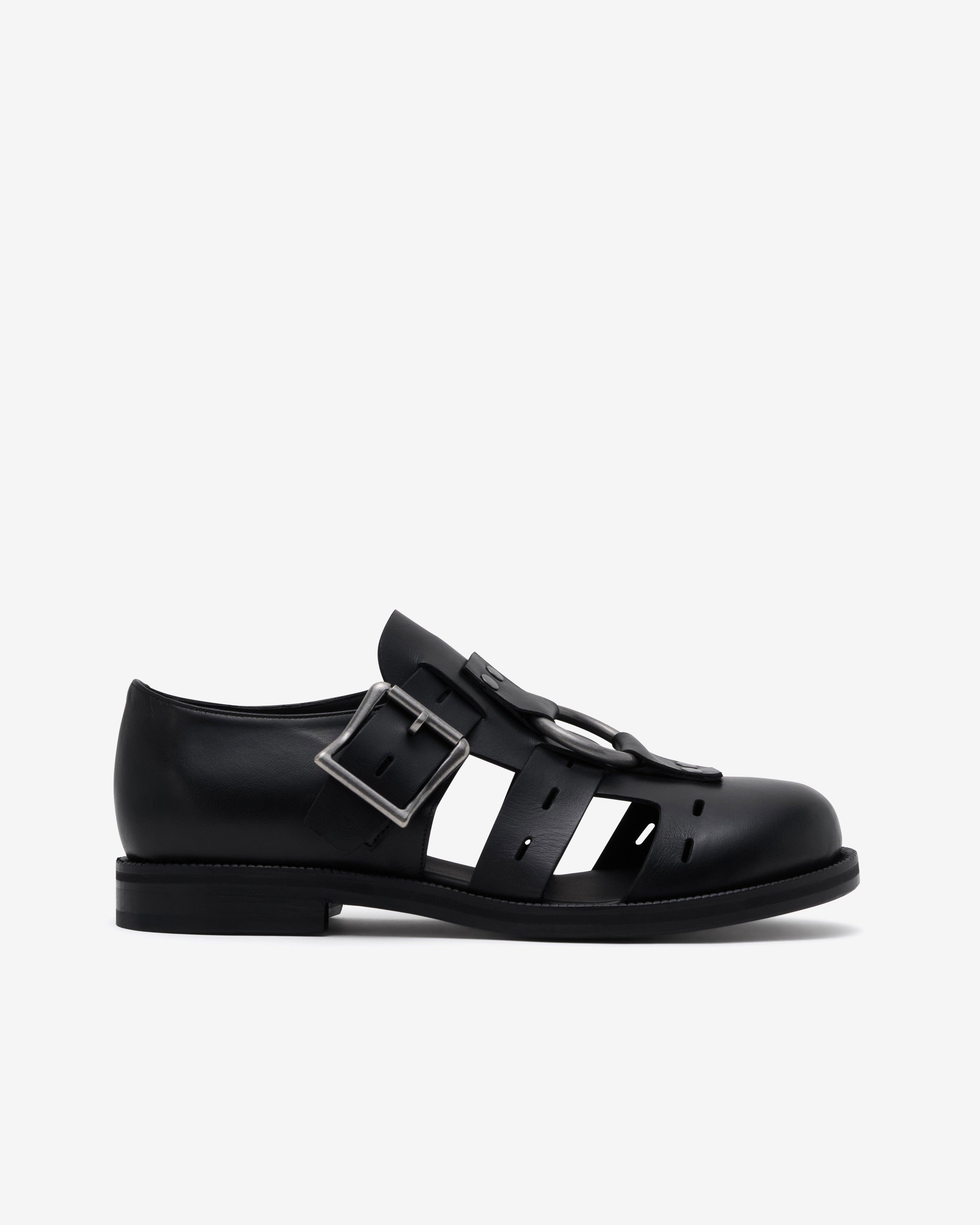 Martine Rose - Women's Bondage Belt Sandal - (Black) by MARTINE ROSE