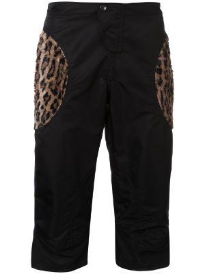 animal print effect cargo shorts by MARTINE ROSE