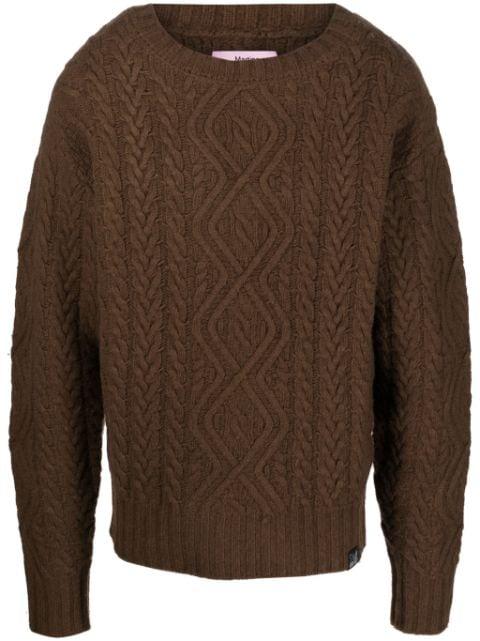 cable-knit jumper by MARTINE ROSE