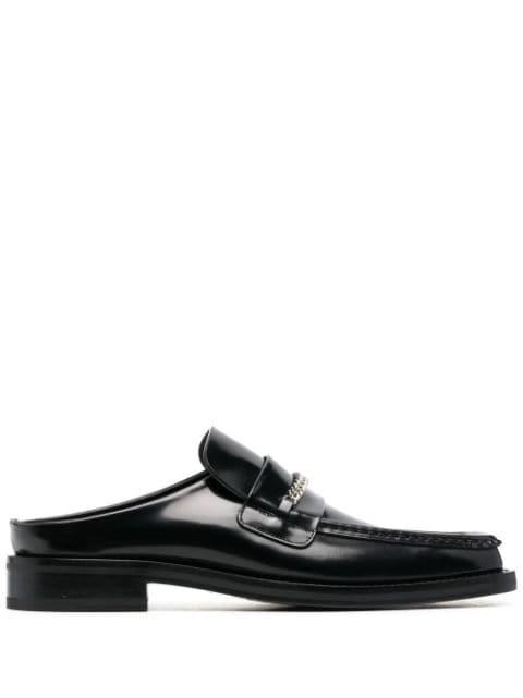chain-detail 30mm loafers by MARTINE ROSE