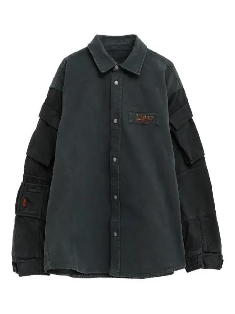 denim utility overshirt by MARTINE ROSE