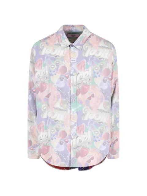 graphic-print long-sleeve shirt by MARTINE ROSE