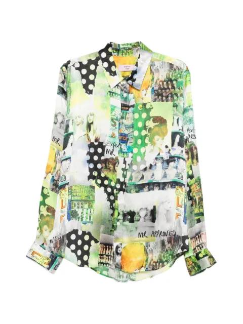 graphic-print long-sleeve shirt by MARTINE ROSE