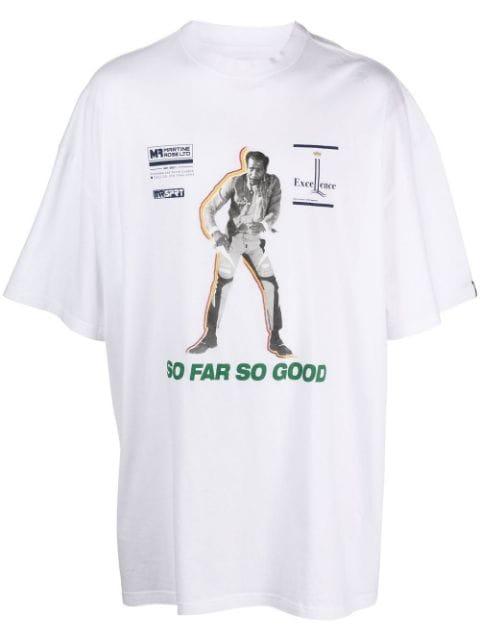 graphic-print short-sleeved T-shirt by MARTINE ROSE