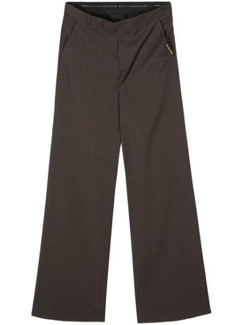 houndstooth wide-leg trousers by MARTINE ROSE