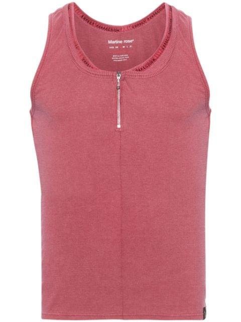 layered ribbed tank top by MARTINE ROSE