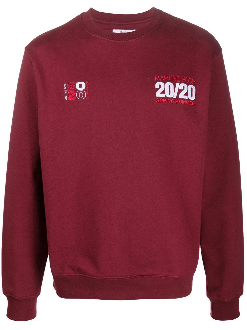 logo-embroidered sweatshirt by MARTINE ROSE