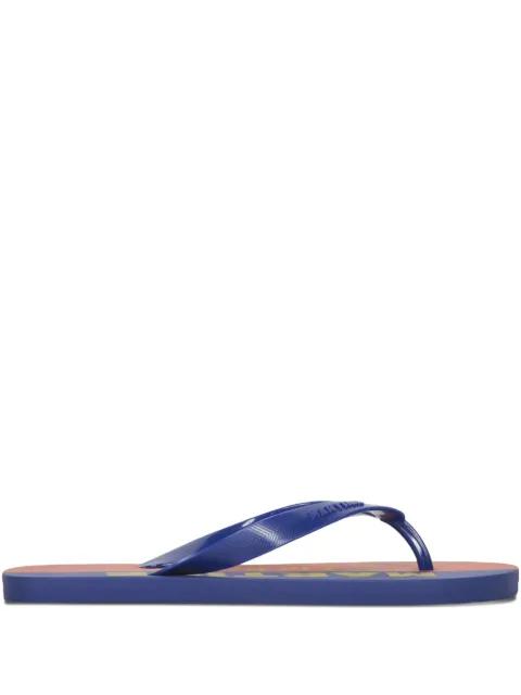 logo flip-flops by MARTINE ROSE