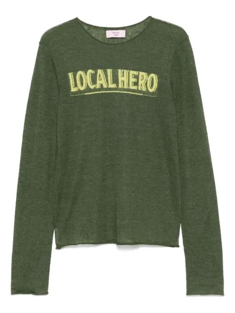 logo-intarsia sweater by MARTINE ROSE