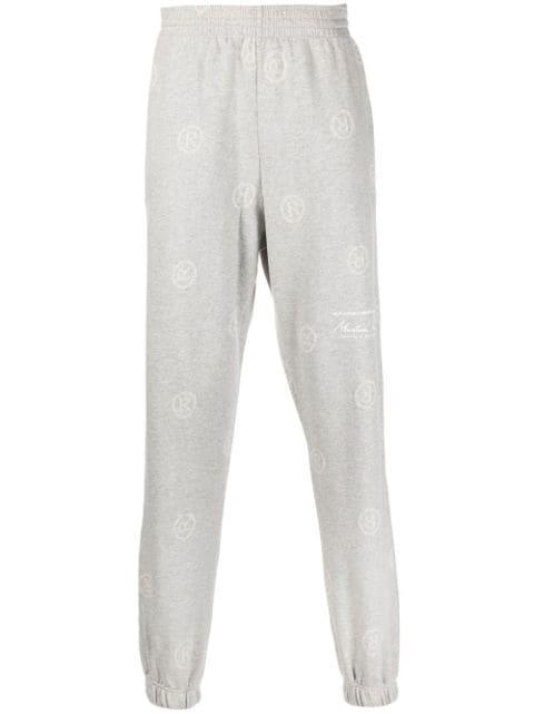 logo pattern track pants by MARTINE ROSE