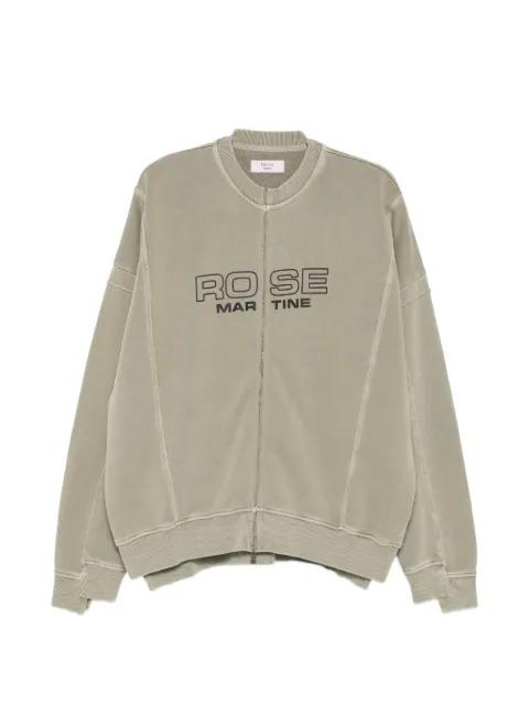 logo-print zip-up sweatshirt by MARTINE ROSE
