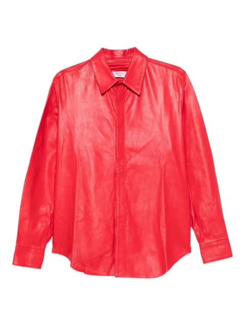 nappa leather shirt by MARTINE ROSE