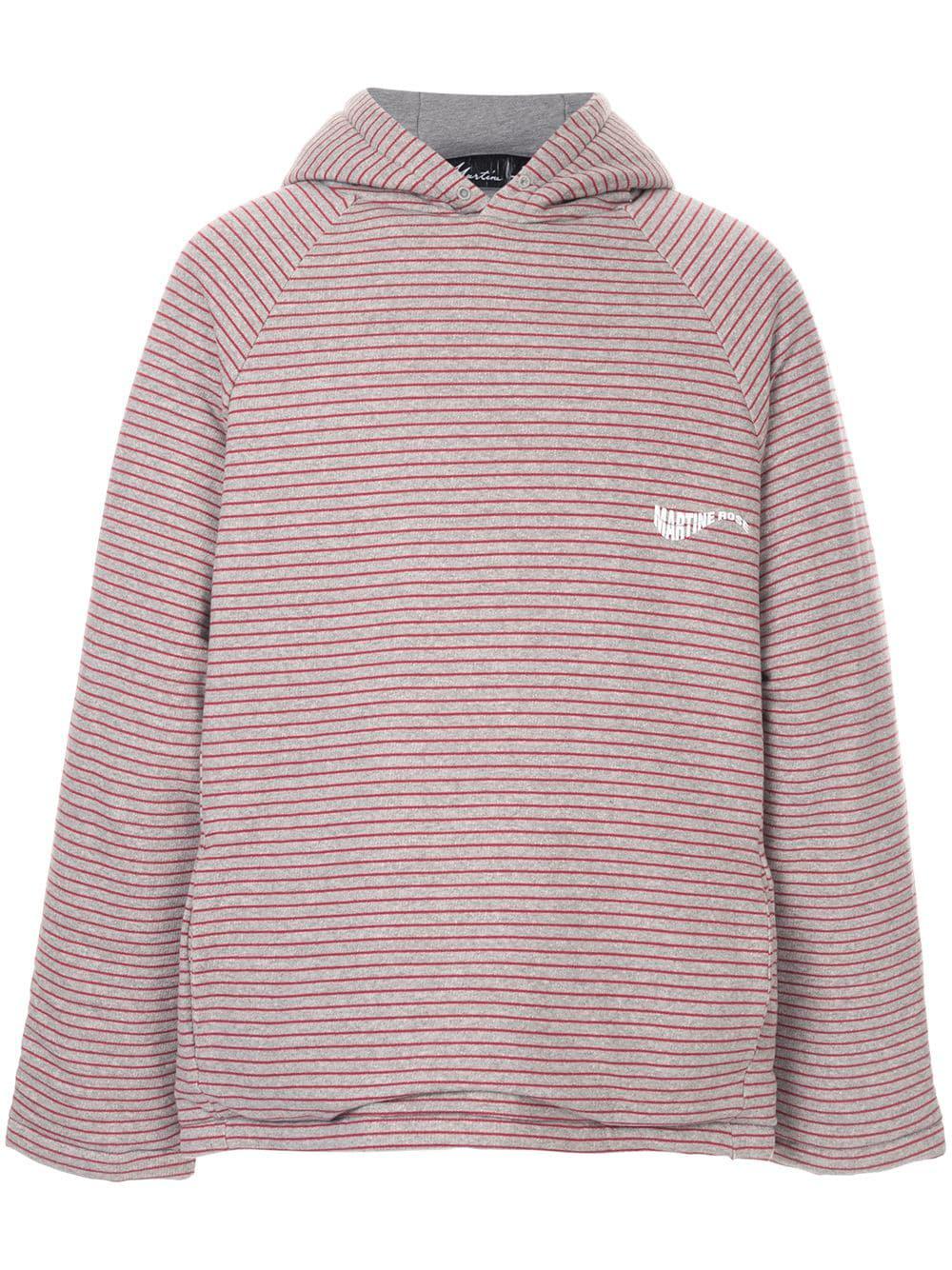 oversized striped hoodie by MARTINE ROSE