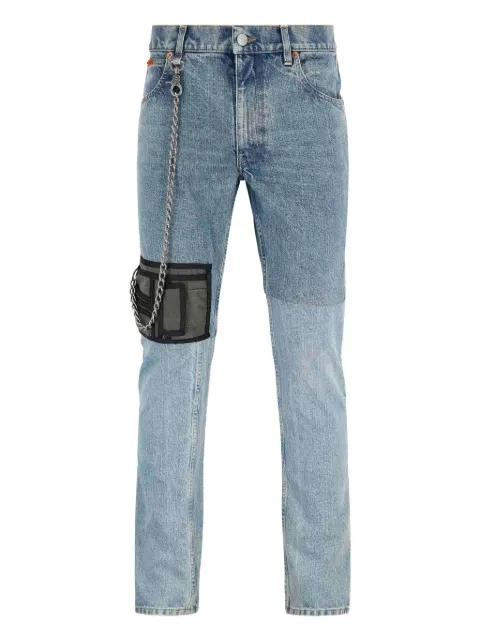 patchwork chain jeans by MARTINE ROSE