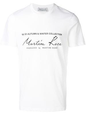 printed logo T-shirt by MARTINE ROSE