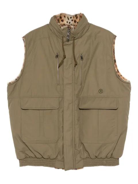 reversible faux-fur gilet by MARTINE ROSE