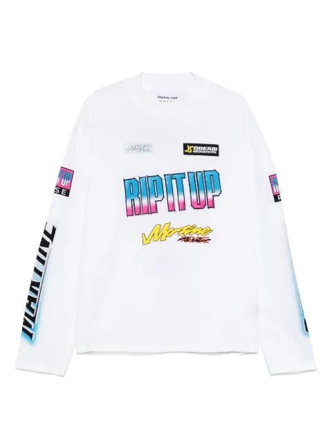 slogan-print T-shirt by MARTINE ROSE