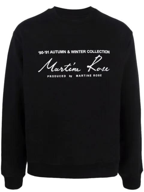 slogan-print sweatshirt by MARTINE ROSE