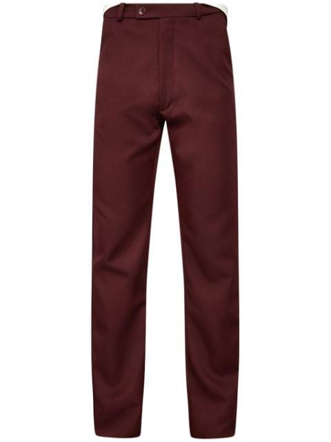 straight-leg tailored trousers by MARTINE ROSE